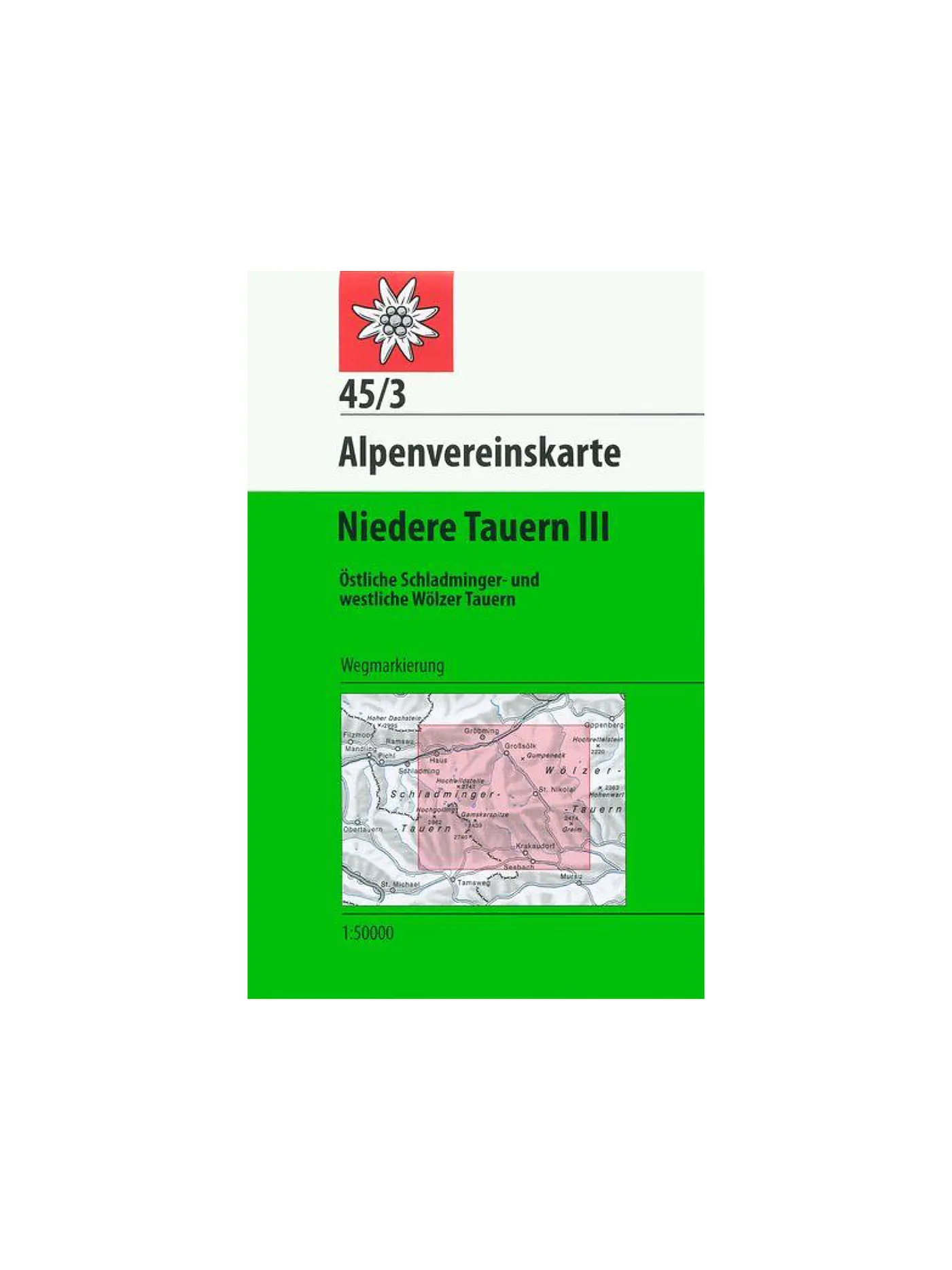 ALPENVEREIN | Wanderkarte Niedere Tauern 3 Maßstab: 1:50.000 | 